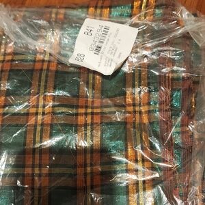 Holiday blitz large plaid fabric
